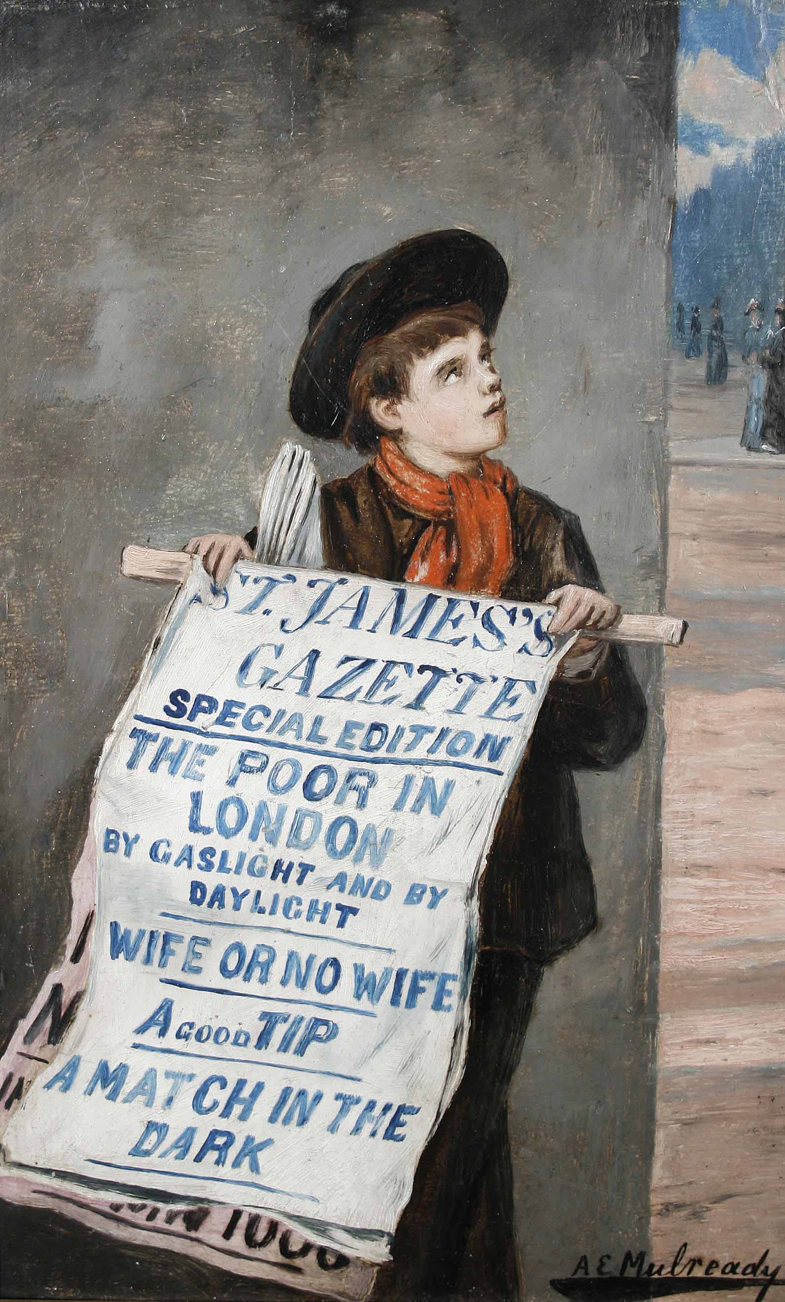 A London Newsboy